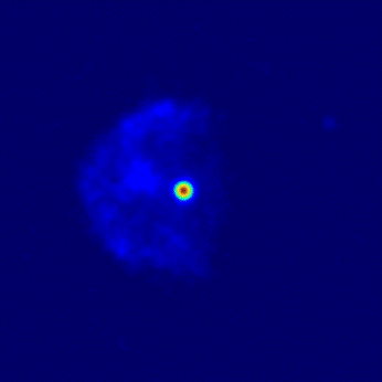 Snímek CTB 109 a AXP 1E 2259+586 pořízený teleskopem Einstein 04_ctb109.gif