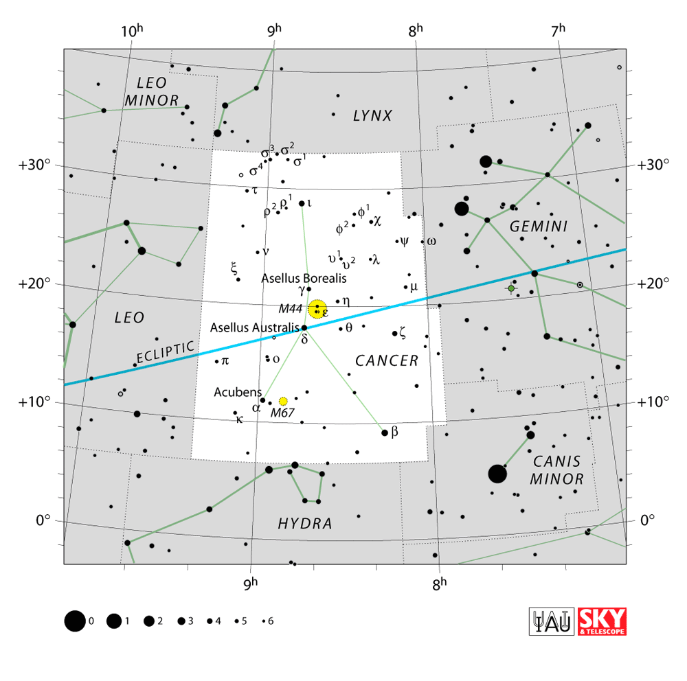 Mapa souhvězdí Mapa souhvězdí
