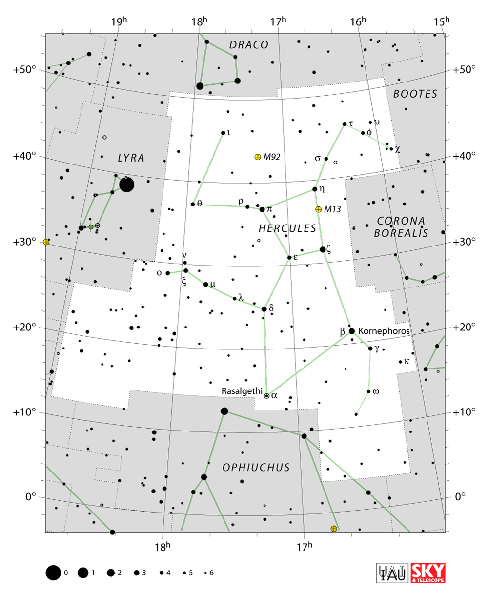 Mapa souhvězdí Mapa souhvězdí
