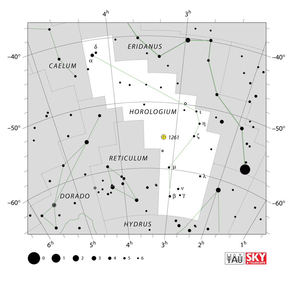 Mapa souhvězdí Mapa souhvězdí