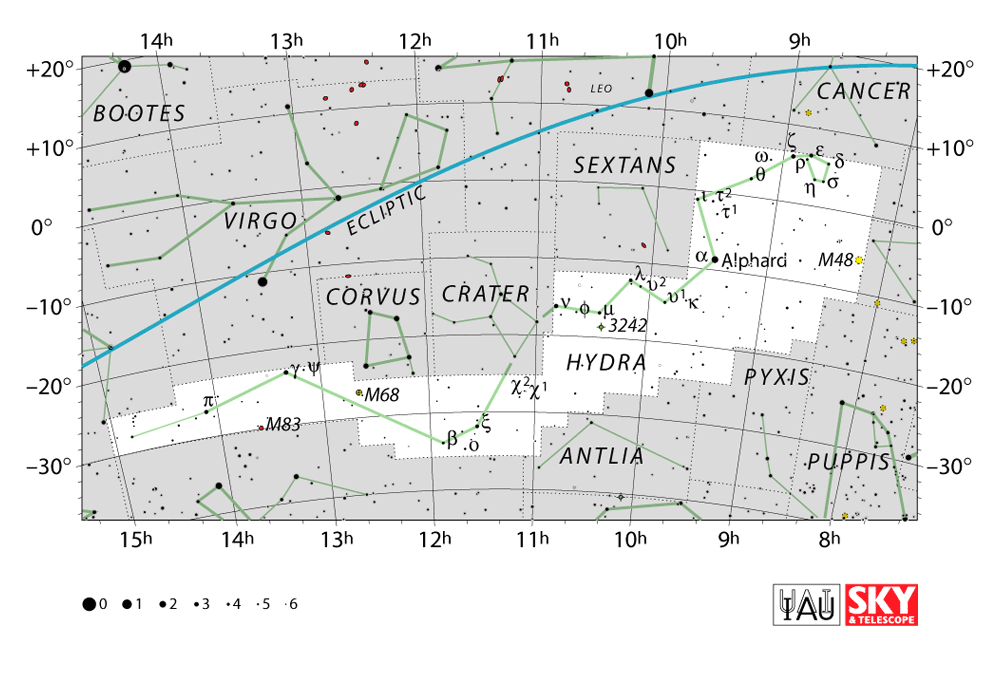 Mapa souhvězdí Mapa souhvězdí