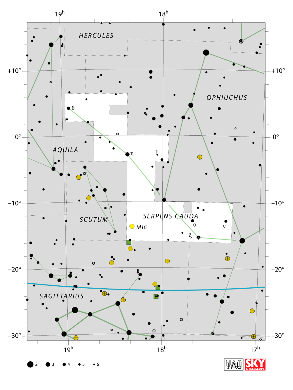 Mapa souhvězdí Mapa souhvězdí