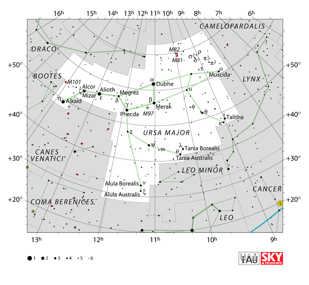 Mapa souhvězdí Mapa souhvězdí