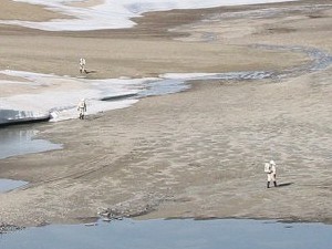 Jezero Trinity pěšky.