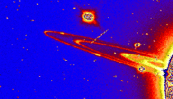 Saturn - měsíce, IR